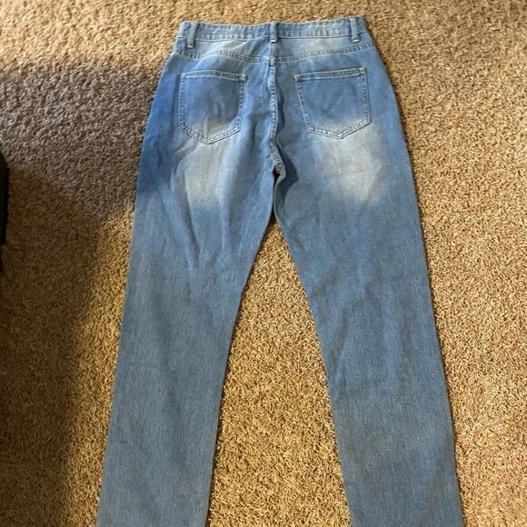MISSLOCK lighter weight denim jeans size M - Picture 2 of 3